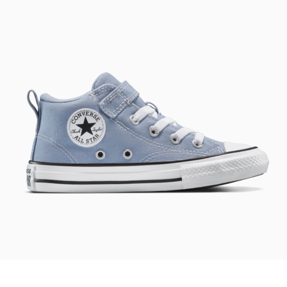Converse light blue High-Top Sneakers with Velcro Strap